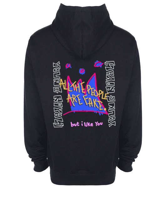 all the people are fake hoodie