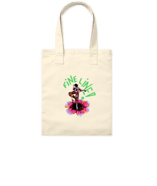 fine line tote bag