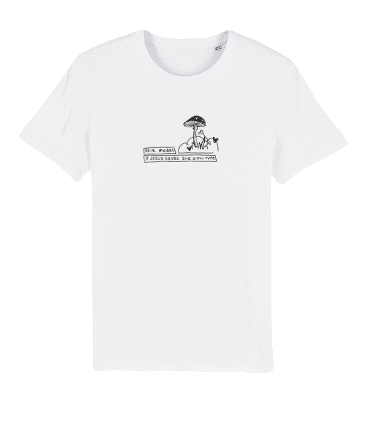 doo doo doo role model white tee